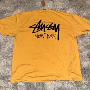 Stussy Mustard New York Graphic Tee